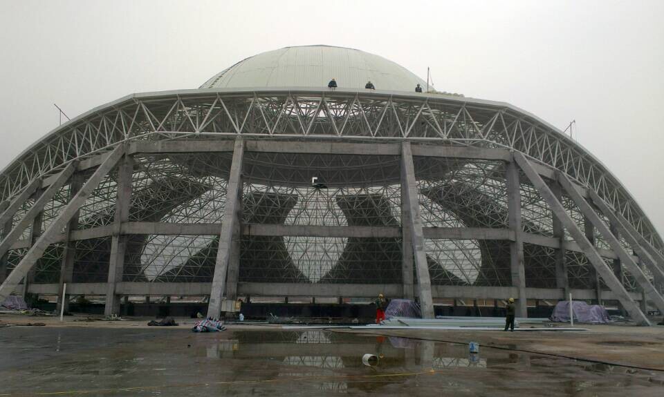 海林温泉馆网架工程